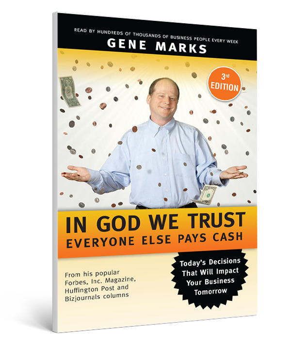 'In God We Trust Everyone Else Pays Cash' book cover